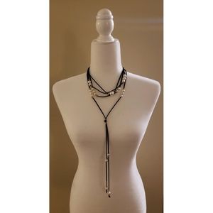 INC | Versatile choker with pearl accents